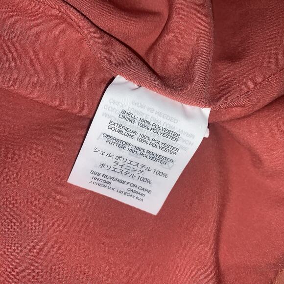 Madewell Posy Cactus Flower Wrap Dress In Spiced Rose Size 4 Short Sleeve - Picture 10 of 12